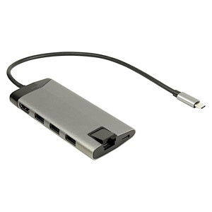 Inter-Tech GDC-802 Wired USB 3.2 Gen 1 (3.1 Gen 1) Type-C Grey