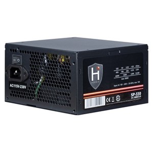 Inter-Tech HIPOWER SP-550 power supply unit 550 W 20+4 pin ATX ATX Black