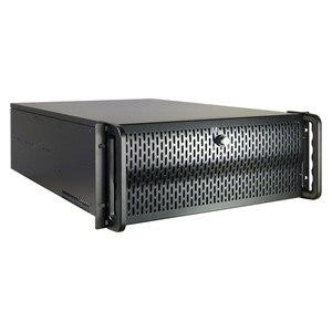 Inter-Tech IPC 4U-4129L Rack Metallic, Silver