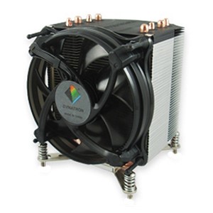 Inter-Tech K-17 Processor Cooler 9.2 cm Aluminium, Black
