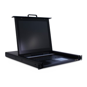 Inter-Tech KVM-1708 rack console 43.2 cm (17) 1280 x 1024 pixels Steel Black