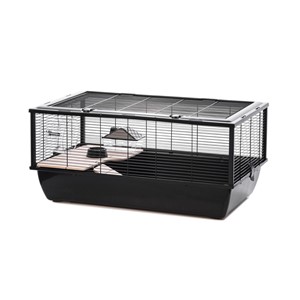 INTER-ZOO Bob + Wood black - cage for a hamster