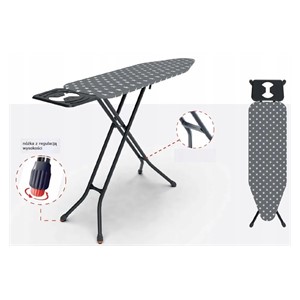 IRONING BOARD 120x38cm PROMIS PKD50 STAR solid with adjustable stability