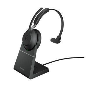 Jabra Evolve2 65 USB-A Black MS Chrg stand Mono