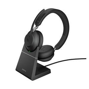 Jabra Evolve2 65 USB-C Black MS Chrg stand Stereo