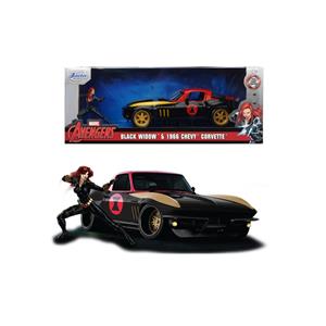 Jada Toys Marvel Black Widow 1966 Chevy 1:24 2