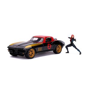 Jada Toys Marvel Black Widow 1966 Chevy 1:24 4