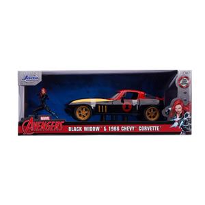 Jada Toys Marvel Black Widow 1966 Chevy 1:24 9