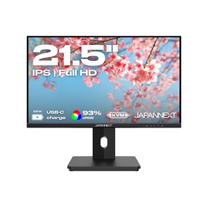 JAPANNEXT JN-I215FLFHSP-C65W computer monitor 54.6 cm (21.5) 1920 x 1080 pixels Full HD LCD Black