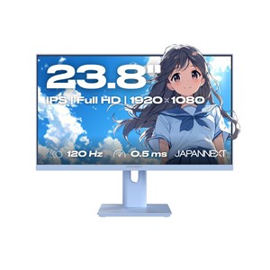 JAPANNEXT JN-I238FHD120F-HSP-BB computer monitor 60.5 cm (23.8) 1920 x 1080 pixels Full HD LCD Blue
