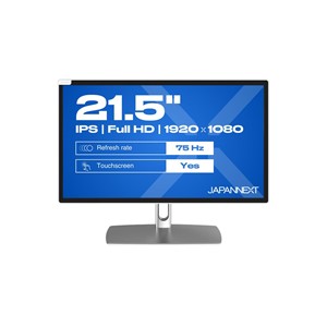 JAPANNEXT JN-IPS2152FHDR-C65W-FLD-T computer monitor 54.6 cm (21.5) 1920 x 1080 pixels Full HD LED Touchscreen Grey