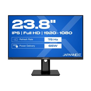 JAPANNEXT JN-IPS238FHDR-C65W-HSP computer monitor 60.5 cm (23.8) 1920 x 1080 pixels Full HD LED Black
