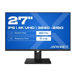 JAPANNEXT JN-IPS270UHD60F computer monitor 68.6 cm (27) 3840 x 2160 pixels 4K Ultra HD LED Black