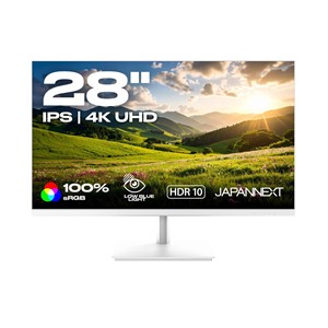 JAPANNEXT JN-IPS280UHD60F-PW computer monitor 71.1 cm (28) 3840 x 2160 pixels 4K Ultra HD LCD White