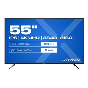 JAPANNEXT JN-IPS550UHD60F computer monitor 139.7 cm (55) 3840 x 2160 pixels 4K Ultra HD LCD Black