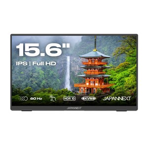 JAPANNEXT JN-MD-I156FHDR-T computer monitor 39.6 cm (15.6) 1920 x 1080 pixels Full HD LED Touchscreen Grey