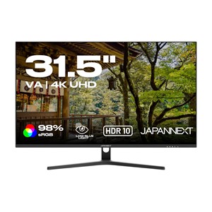 JAPANNEXT JN-V315UHDR computer monitor 80 cm (31.5) 3840 x 2160 pixels 4K Ultra HD LCD Black