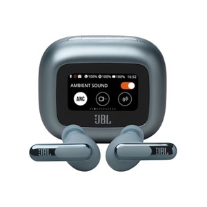 JBL Live Beam 3 wireless headphones with microphone, blue