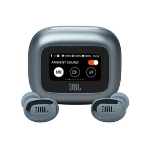 JBL Live Buds 3 wireless headphones with microphone, blue