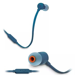 JBL Tune 110 In-ear headphones with microphone, blue