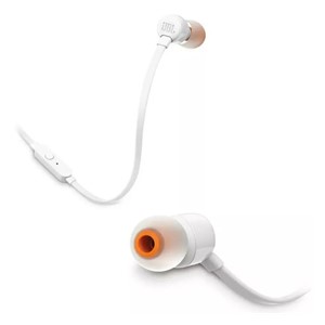 JBL Tune 110 In-ear headphones with microphone, white