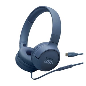 JBL Tune 520 USB-C Wired Headphones, Blue