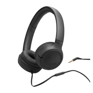 JBL Tune 530 wired headphones, black