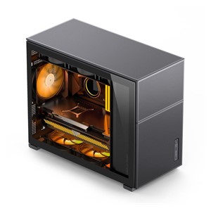 Jonsbo D31 MESH Micro-ATX Case, Tempered Glass - black