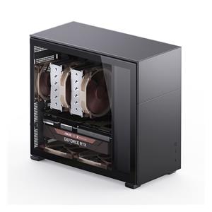 Jonsbo D41 ATX Case, Tempered Glass - black 4