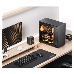 Jonsbo D41 MESH ATX Case, Tempered Glass - black 5