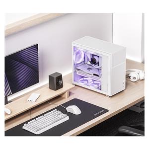 Jonsbo D41 MESH ATX Case, Tempered Glass - white 7