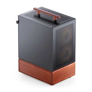 Jonsbo T7 Midi Tower Black, Wood