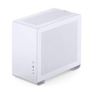 Jonsbo U4 Mini Micro-ATX Case, Tempered Glass - white 4