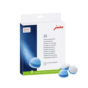 Jura 3-phase cleaning tablets 25 pcs.