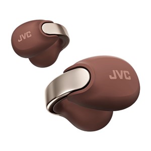 JVC HA-NP1TTU - open-back TWS earcuff headphones, burgundy