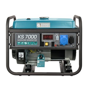 Könner & Söhnen KS 7000 engine-generator 5000 W 25 L Petrol Black, Teal