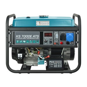 Könner & Söhnen KS 7000E ATS engine-generator 5000 W 25 L Petrol Black, Teal