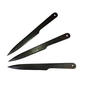 KAL22-CZ Throwing knives, 3 pieces, black