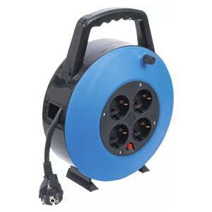 BGS Kalem za kabel | 10 m | 3 x 1,5 mm² | 4 utičnice | IP 20 | 3000 W