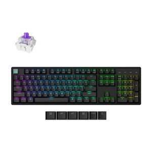 Keychron K10 HE keyboard Gaming USB + RF Wireless + Bluetooth QWERTY English Black
