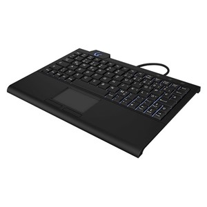 KeySonic KSK-3210ELU (DE) keyboard Home USB QWERTZ German Black