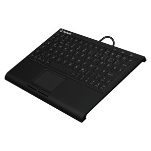 KeySonic KSK-3211ELU (DE) keyboard Home USB QWERTZ German Black