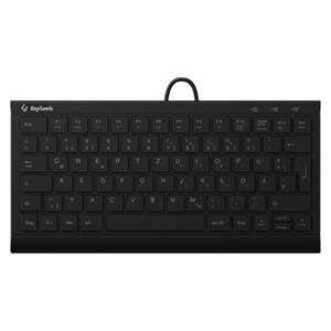 KeySonic KSK-5011ELC (DE) keyboard Home USB QWERTZ German Black