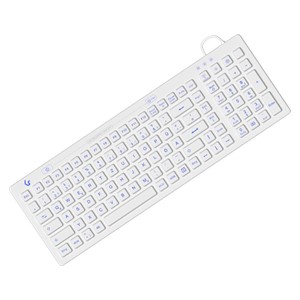 KeySonic KSK-6031INEL-Wh (DE) keyboard Industrial USB QWERTZ German White