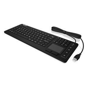 KeySonic KSK-6231 INEL (UK) keyboard Industrial USB QWERTY UK English Black