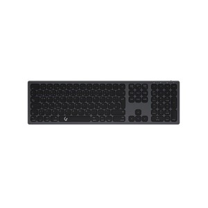KeySonic KSK-8023BTRF (DE) keyboard Universal Bluetooth QWERTZ German Anthracite, Black
