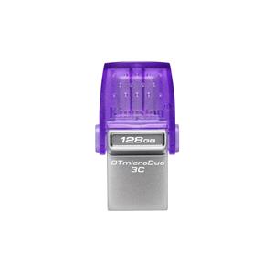 Kingston Technology DataTraveler microDuo 3C USB flash drive 64 GB USB Type-A / USB Type-C 3.2 Gen 1 (3.1 Gen 1) Purple, Stainless steel 4