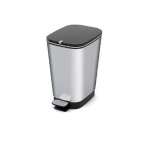 KIS 8071800 1783 waste container Rectangular Black, Stainless steel 2