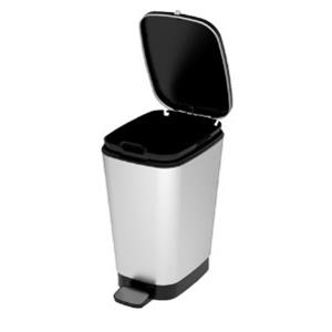 KIS 8071800 1783 waste container Rectangular Black, Stainless steel 3