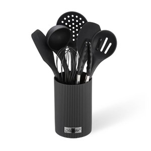 Kitchen utensils MAESTRO MR-1542-BLACK 8 elements Black